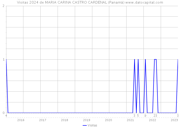 Visitas 2024 de MARIA CARINA CASTRO CARDENAL (Panamá) 
