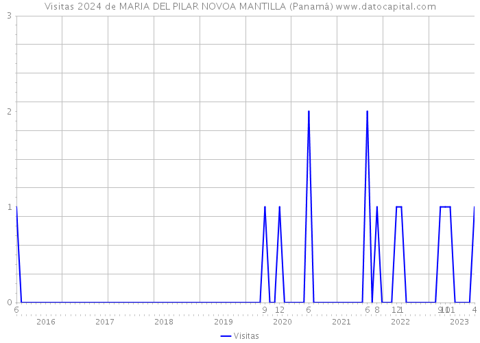 Visitas 2024 de MARIA DEL PILAR NOVOA MANTILLA (Panamá) 