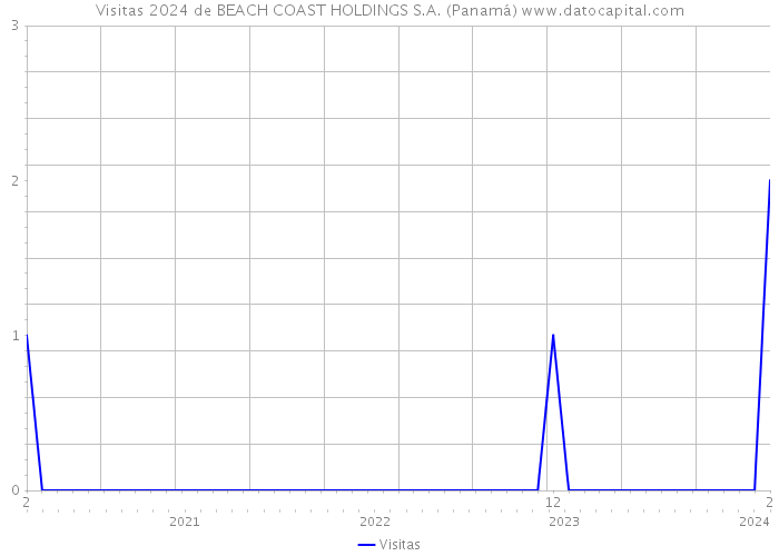 Visitas 2024 de BEACH COAST HOLDINGS S.A. (Panamá) 