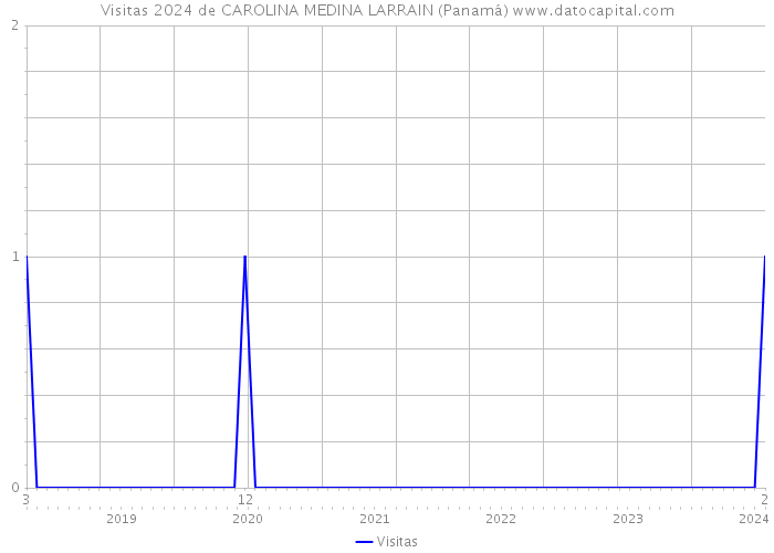 Visitas 2024 de CAROLINA MEDINA LARRAIN (Panamá) 