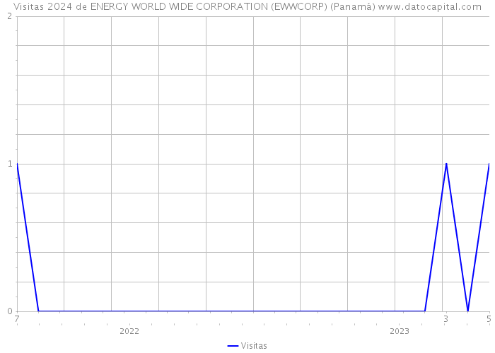 Visitas 2024 de ENERGY WORLD WIDE CORPORATION (EWWCORP) (Panamá) 