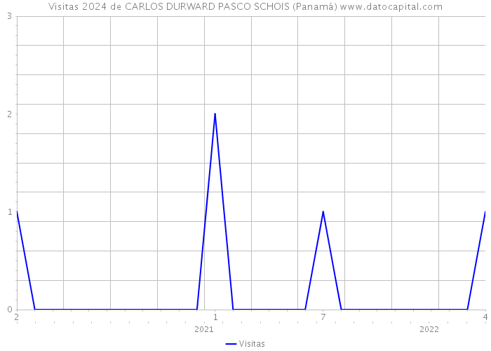 Visitas 2024 de CARLOS DURWARD PASCO SCHOIS (Panamá) 