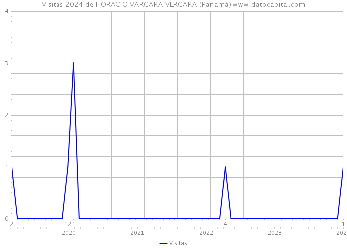 Visitas 2024 de HORACIO VARGARA VERGARA (Panamá) 