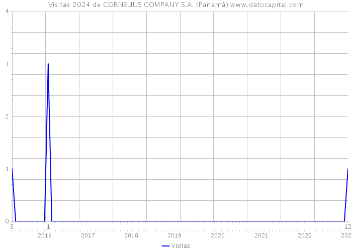 Visitas 2024 de CORNELIUS COMPANY S.A. (Panamá) 