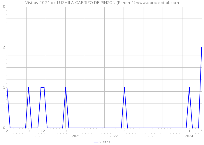 Visitas 2024 de LUZMILA CARRIZO DE PINZON (Panamá) 