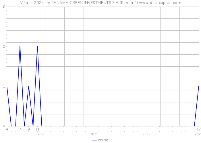 Visitas 2024 de PANAMA GREEN INVESTMENTS S.A (Panamá) 
