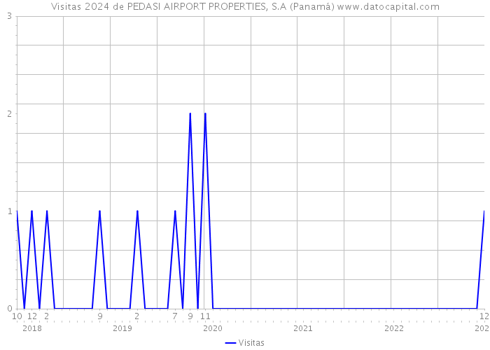 Visitas 2024 de PEDASI AIRPORT PROPERTIES, S.A (Panamá) 