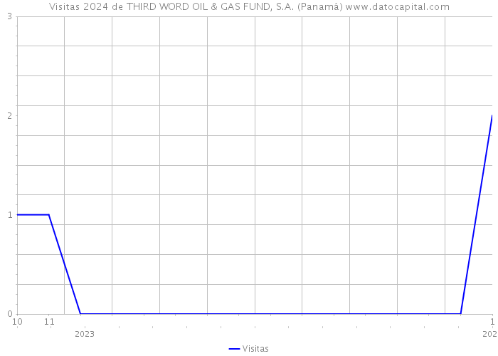 Visitas 2024 de THIRD WORD OIL & GAS FUND, S.A. (Panamá) 