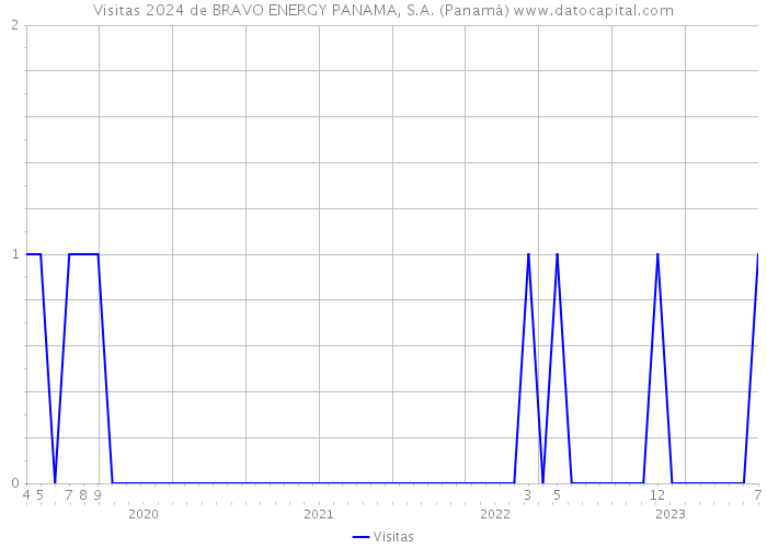 Visitas 2024 de BRAVO ENERGY PANAMA, S.A. (Panamá) 