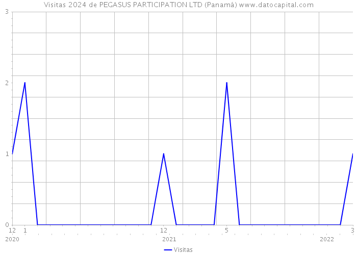 Visitas 2024 de PEGASUS PARTICIPATION LTD (Panamá) 