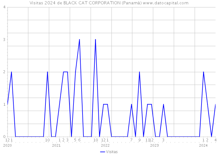 Visitas 2024 de BLACK CAT CORPORATION (Panamá) 