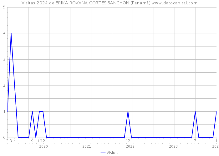 Visitas 2024 de ERIKA ROXANA CORTES BANCHON (Panamá) 
