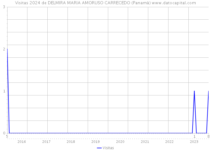 Visitas 2024 de DELMIRA MARIA AMORUSO CARRECEDO (Panamá) 