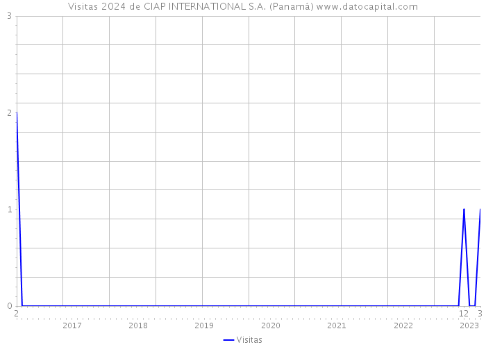 Visitas 2024 de CIAP INTERNATIONAL S.A. (Panamá) 