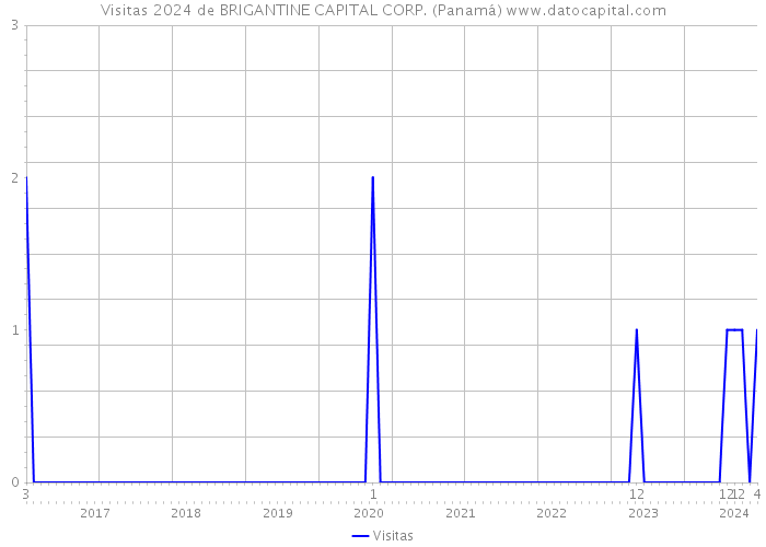 Visitas 2024 de BRIGANTINE CAPITAL CORP. (Panamá) 