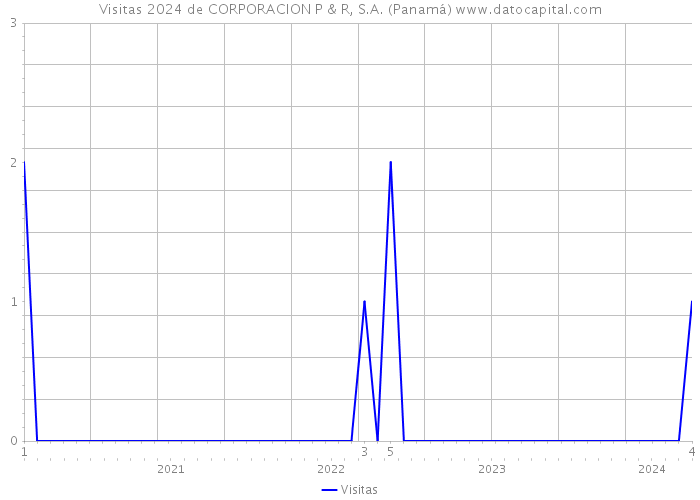 Visitas 2024 de CORPORACION P & R, S.A. (Panamá) 