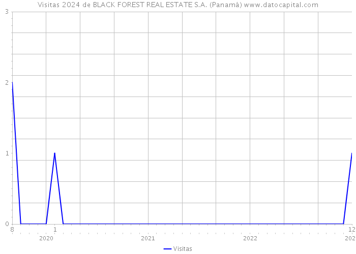Visitas 2024 de BLACK FOREST REAL ESTATE S.A. (Panamá) 