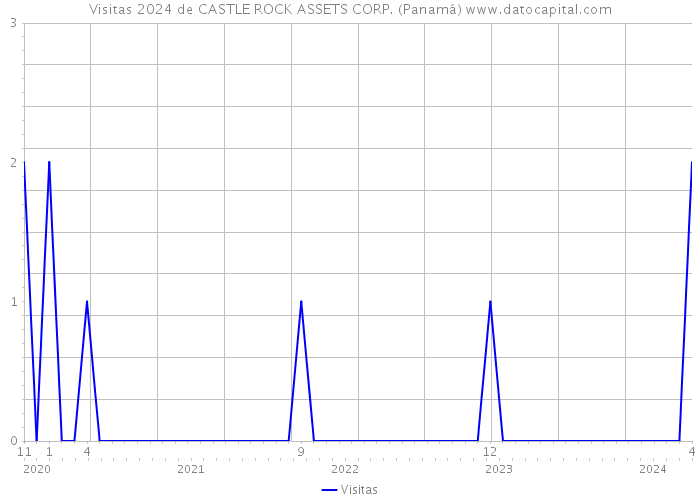 Visitas 2024 de CASTLE ROCK ASSETS CORP. (Panamá) 