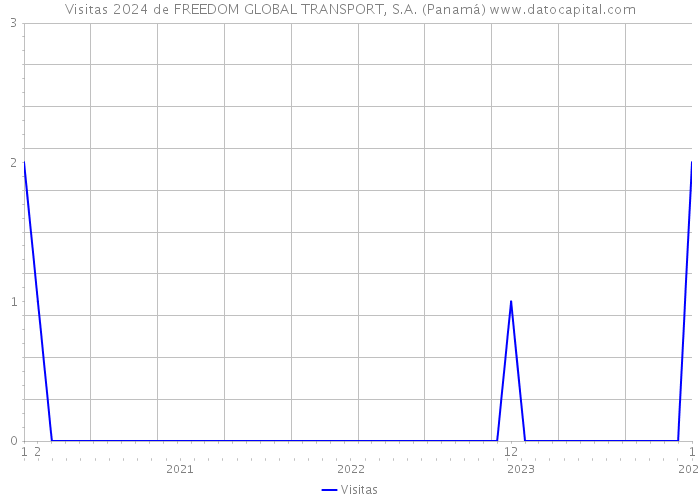 Visitas 2024 de FREEDOM GLOBAL TRANSPORT, S.A. (Panamá) 