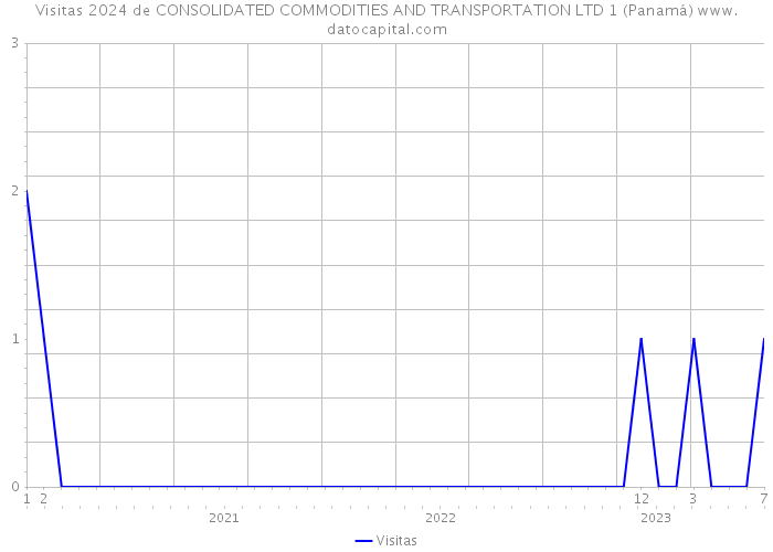 Visitas 2024 de CONSOLIDATED COMMODITIES AND TRANSPORTATION LTD 1 (Panamá) 