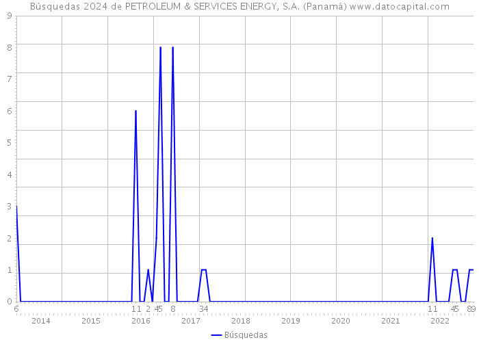 Búsquedas 2024 de PETROLEUM & SERVICES ENERGY, S.A. (Panamá) 