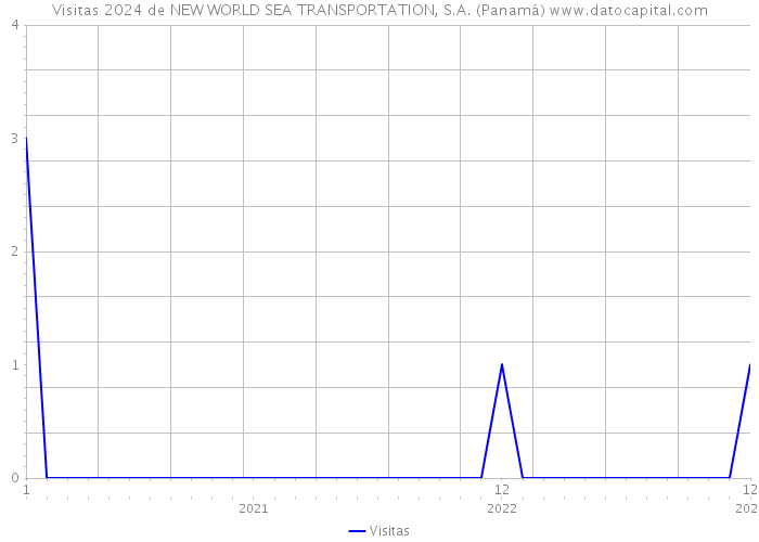 Visitas 2024 de NEW WORLD SEA TRANSPORTATION, S.A. (Panamá) 