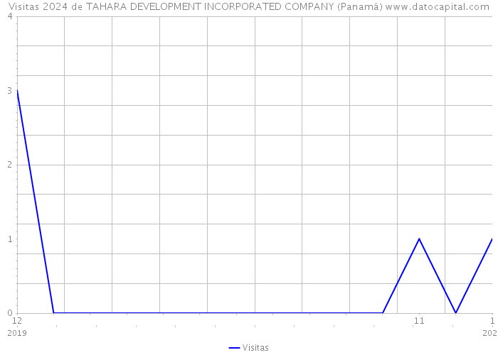 Visitas 2024 de TAHARA DEVELOPMENT INCORPORATED COMPANY (Panamá) 