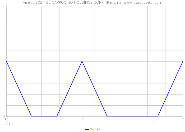 Visitas 2024 de CAPPUCINO HOLDINGS CORP. (Panamá) 
