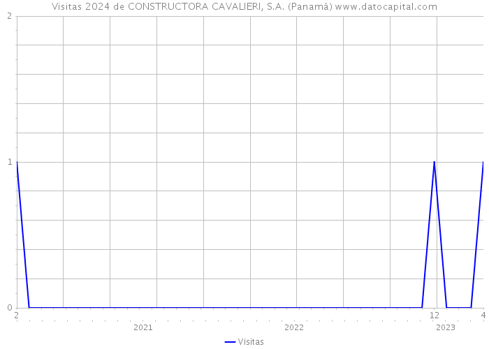 Visitas 2024 de CONSTRUCTORA CAVALIERI, S.A. (Panamá) 