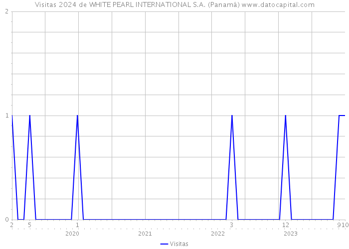 Visitas 2024 de WHITE PEARL INTERNATIONAL S.A. (Panamá) 