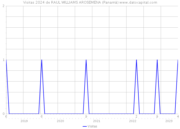 Visitas 2024 de RAUL WILLIAMS AROSEMENA (Panamá) 