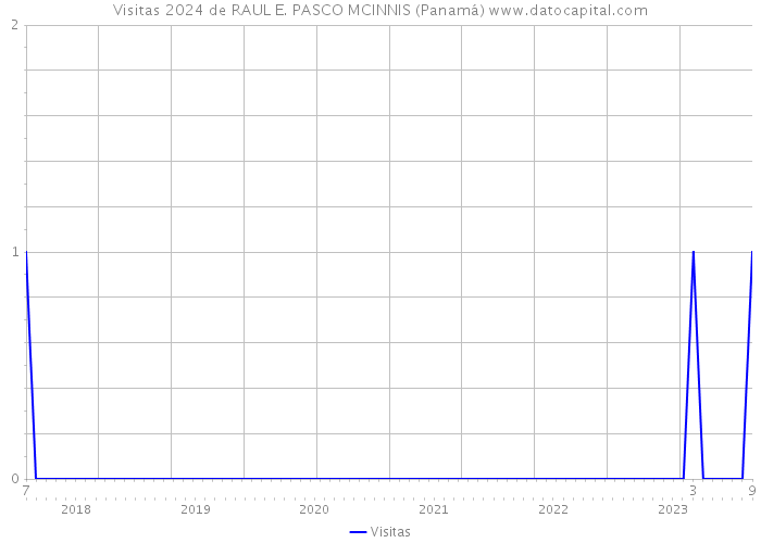 Visitas 2024 de RAUL E. PASCO MCINNIS (Panamá) 