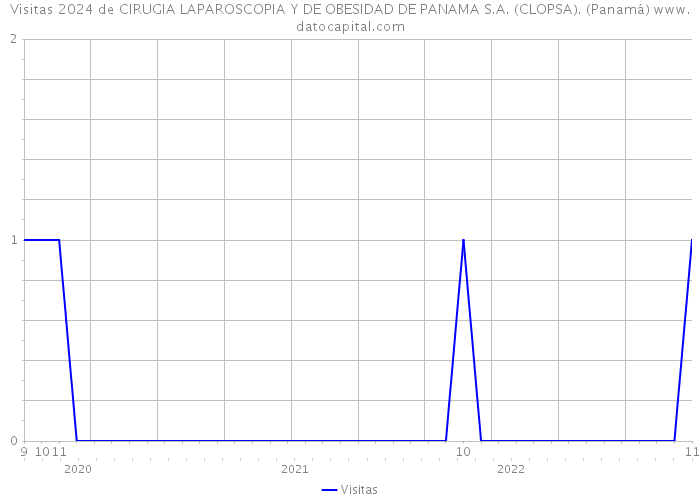 Visitas 2024 de CIRUGIA LAPAROSCOPIA Y DE OBESIDAD DE PANAMA S.A. (CLOPSA). (Panamá) 