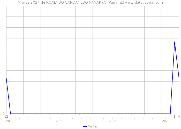 Visitas 2024 de ROALNDO CANDANEDO NAVARRO (Panamá) 