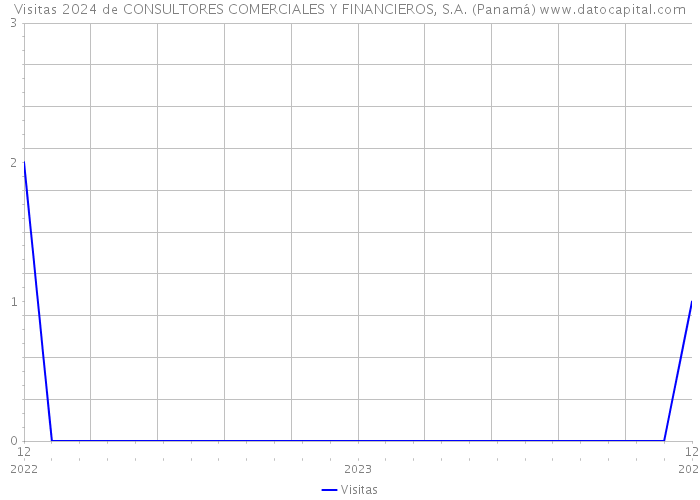 Visitas 2024 de CONSULTORES COMERCIALES Y FINANCIEROS, S.A. (Panamá) 