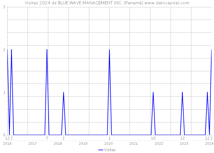 Visitas 2024 de BLUE WAVE MANAGEMENT INC. (Panamá) 