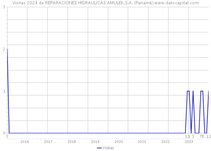 Visitas 2024 de REPARACIONES HIDRAULICAS AMULEK,S.A. (Panamá) 