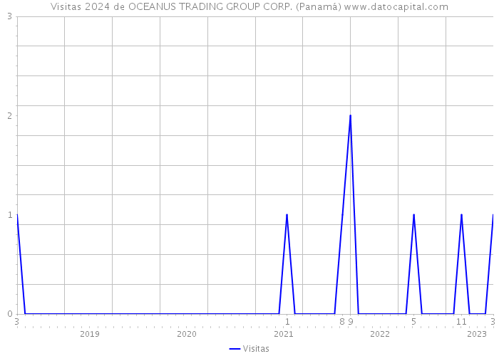 Visitas 2024 de OCEANUS TRADING GROUP CORP. (Panamá) 