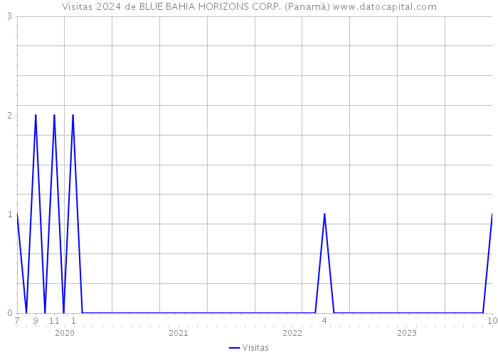 Visitas 2024 de BLUE BAHIA HORIZONS CORP. (Panamá) 