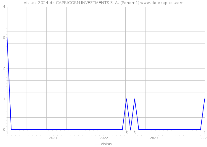 Visitas 2024 de CAPRICORN INVESTMENTS S. A. (Panamá) 