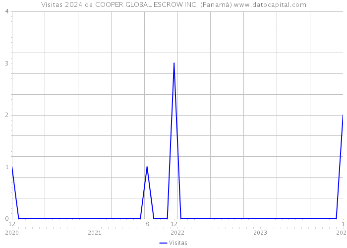 Visitas 2024 de COOPER GLOBAL ESCROW INC. (Panamá) 