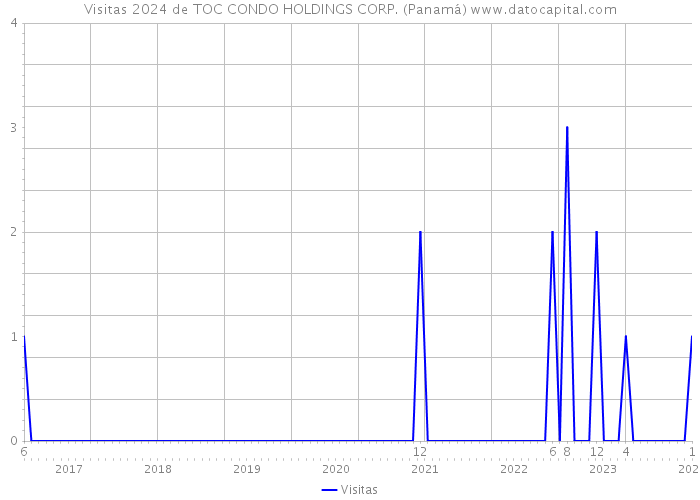 Visitas 2024 de TOC CONDO HOLDINGS CORP. (Panamá) 