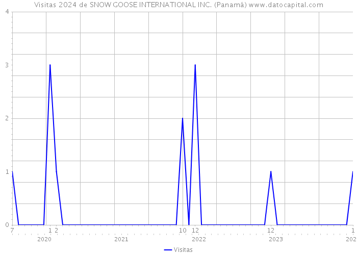 Visitas 2024 de SNOW GOOSE INTERNATIONAL INC. (Panamá) 