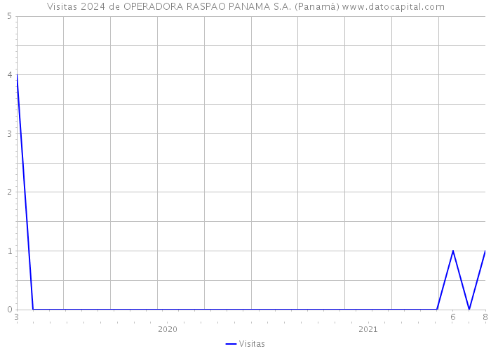 Visitas 2024 de OPERADORA RASPAO PANAMA S.A. (Panamá) 