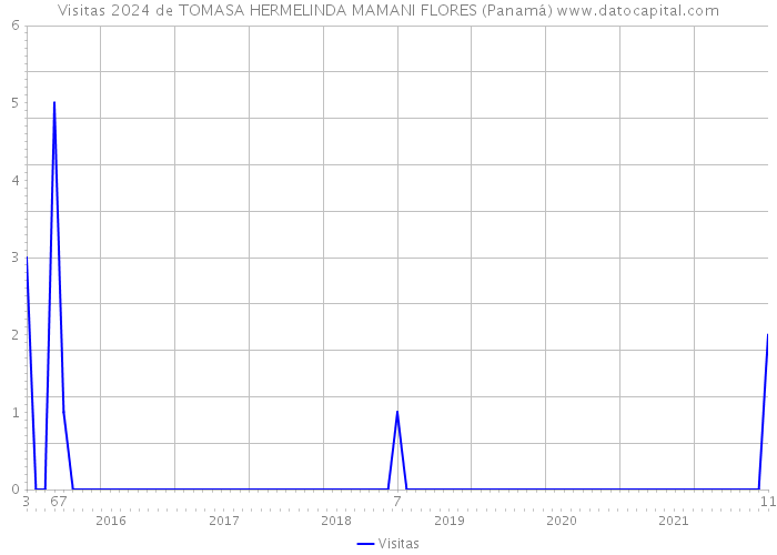 Visitas 2024 de TOMASA HERMELINDA MAMANI FLORES (Panamá) 